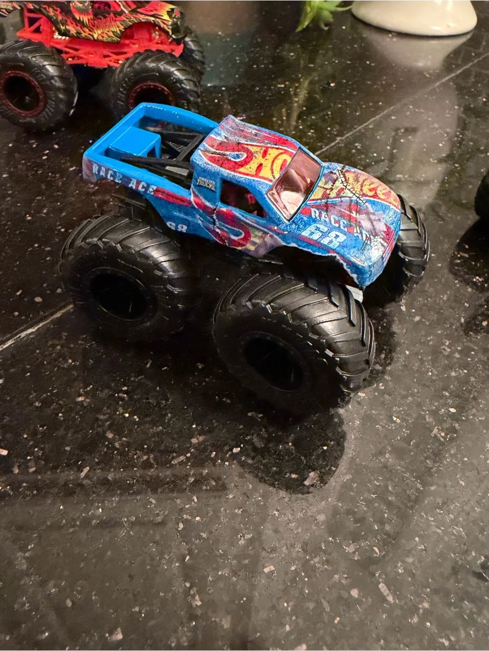 Lot of 3 Hot Wheels Monster Trucks